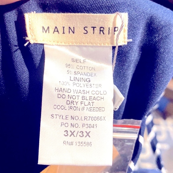 Jumper pantsuit navy/white nautical tag 3X/fit 2X new w/tags NWT peekaboo panel - Picture 10 of 10